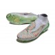 Bota De Fútbol Nike Phantom 6 High Elite Fg Blanco Verde Naranja