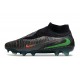 Bota De Fútbol Nike Phantom 6 High Elite Fg Negro Verde