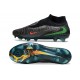 Bota De Fútbol Nike Phantom 6 High Elite Fg Negro Verde