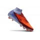 Bota De Fútbol Nike Phantom 6 High Elite Fg Royal Tinte Carmesí Vivo Negro