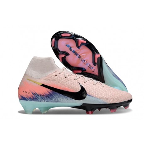 Nike Air Zoom Mercurial Superfly 10 Elite FG Rosa Azul Negro