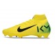 Nike Air Zoom Mercurial Superfly 10 Elite FG KM Amarillo Verde Negro