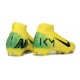 Nike Air Zoom Mercurial Superfly 10 Elite FG KM Amarillo Verde Negro