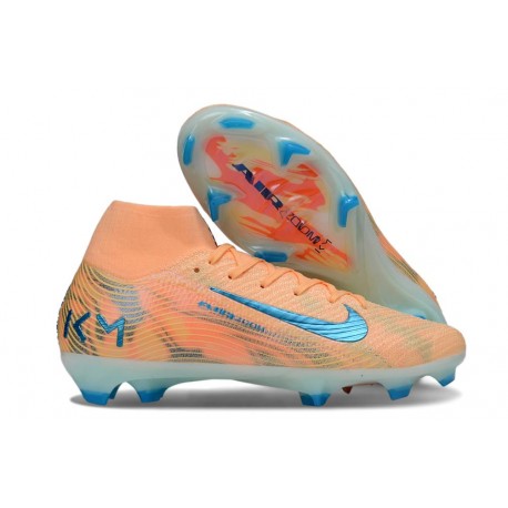 Nike Air Zoom Mercurial Superfly 10 Elite FG KM Naranja Azul