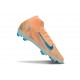 Nike Air Zoom Mercurial Superfly 10 Elite FG KM Naranja Azul