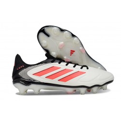 adidas Copa Pure III Elite FG Blanco Rojo Lúcido Negro