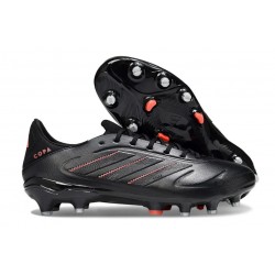 adidas Copa Pure III Elite FG Negro Carbón Rojo Lúcido