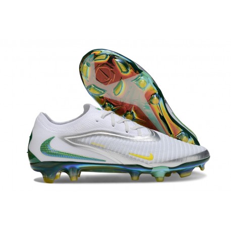 Nike Phantom 6 Low Elite Fg Blanco Plateado Verde