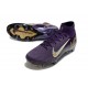 Nike Air Zoom Mercurial Superfly X Elite SG X MBAPPE Grand Morado Marfil claro