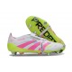 adidas Predator Fold-over Tongue Elite SG Blanco Rosa Amarillo