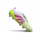 adidas Predator Fold-over Tongue Elite SG Blanco Rosa Amarillo