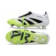 adidas Predator Fold-over Tongue Elite SG Blanco Negro Amarillo