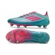 Zapatos de Fútbol adidas F50 Elite SG Flash Agua Rosa Lúcido Lucid Cyan