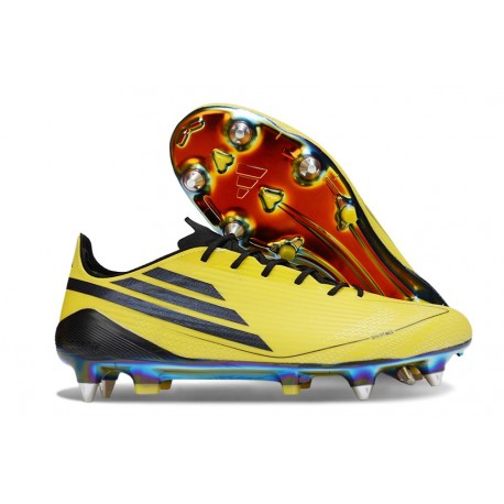 Zapatos de Fútbol adidas F50 Elite SG Amarillo Negro