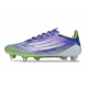 adidas F50 Elite SG Violeta Tone Blanco Limón Lúcido Morado Rush