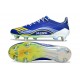 Zapatos de Fútbol adidas F50 Elite SG Azul Amarillo