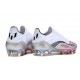 Zapatillas adidas F50 Elite Laceless SG X MESSI Ftwr Blanco Rojo Lúcido Plateado Met.