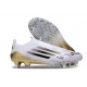 Zapatillas adidas F50 Elite Laceless SG Blanco Negro Met Dorado