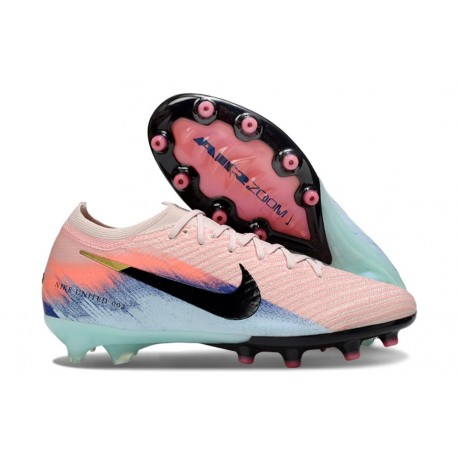 Botas Nike Mercurial Vapor 16 Elite AG-Pro KM Naranja Azul Negro