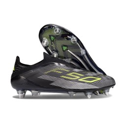 Zapatillas adidas F50 Elite Laceless SG Negro Amarillo