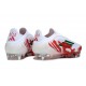 Zapatillas adidas F50 Elite Laceless SG Blanco Rojo Verde