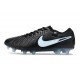 Botas Nike Tiempo Legend 10 Elite FG Negro Hielo Azul
