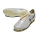 Botas Nike Tiempo Legend 10 Elite FG Blanco Plateado