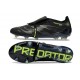 adidas Predator Elite Foldover Tongue FG Negro Carbón Limón Lúcido