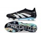 adidas Predator 25 Elite Laceless FG Negro Blanco Azul