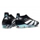 adidas Predator 25 Elite Laceless FG Negro Blanco Azul