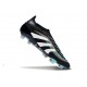 adidas Predator 25 Elite Laceless FG Negro Blanco Azul