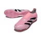 adidas Predator 25 Elite Laceless FG Rosa Negro