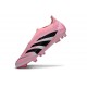 adidas Predator 25 Elite Laceless FG Rosa Negro