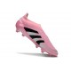 adidas Predator 25 Elite Laceless FG Rosa Negro