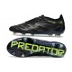 Botines de Futbol adidas Predator Elite FG Negro Amarillo
