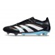 Botines de Futbol adidas Predator Elite FG Negro Blanco Azul