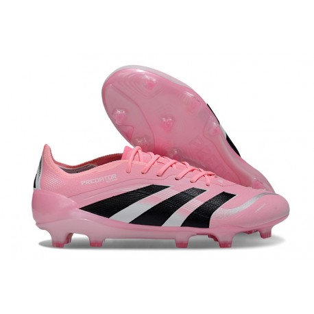 Botines de Futbol adidas Predator Elite FG Rosa Negro