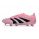 Botines de Futbol adidas Predator Elite FG Rosa Negro
