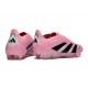 Botines de Futbol adidas Predator Elite FG Rosa Negro