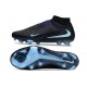 Bota De Fútbol Nike Phantom 6 High Elite Fg Negro Azul