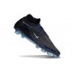 Bota De Fútbol Nike Phantom 6 High Elite Fg Negro Azul