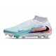 Bota De Fútbol Nike Phantom 6 High Elite Fg Azul Blanco Negro