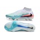 Bota De Fútbol Nike Phantom 6 High Elite Fg Azul Blanco Negro