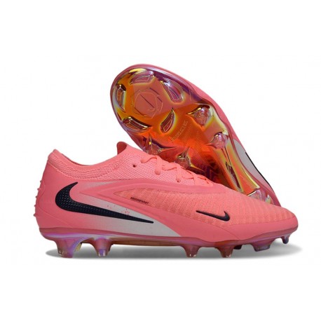 Bota de Futbol Nike Phantom 6 Low Elite FG Rosa Negro