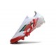 Bota de Fútbol Adidas F50 Elite Sin Cordones FG Blanco Rojo Verde