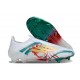 Adidas F50 Elite Laceless FG Blanco Verde Dorado