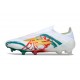 Adidas F50 Elite Laceless FG Blanco Verde Dorado