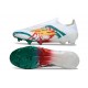 Adidas F50 Elite Laceless FG Blanco Verde Dorado