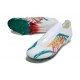 Adidas F50 Elite Laceless FG Blanco Verde Dorado