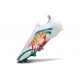 Adidas F50 Elite Laceless FG Blanco Verde Dorado